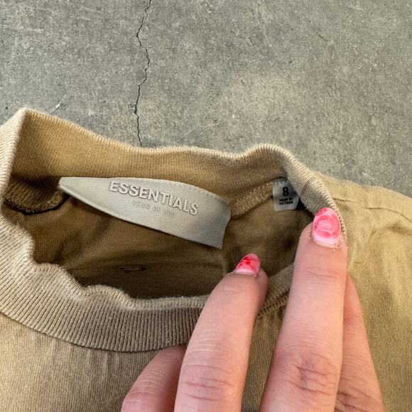 Vintage Y2K Youth Essentials Fear of God Harvest Graphic Spellout Casual Tee 8 - Picture 3 of 6